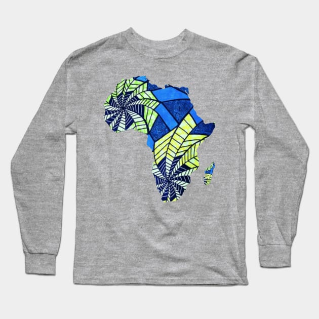 African Pattern Long Sleeve T-Shirt by Panafrican Studies Group